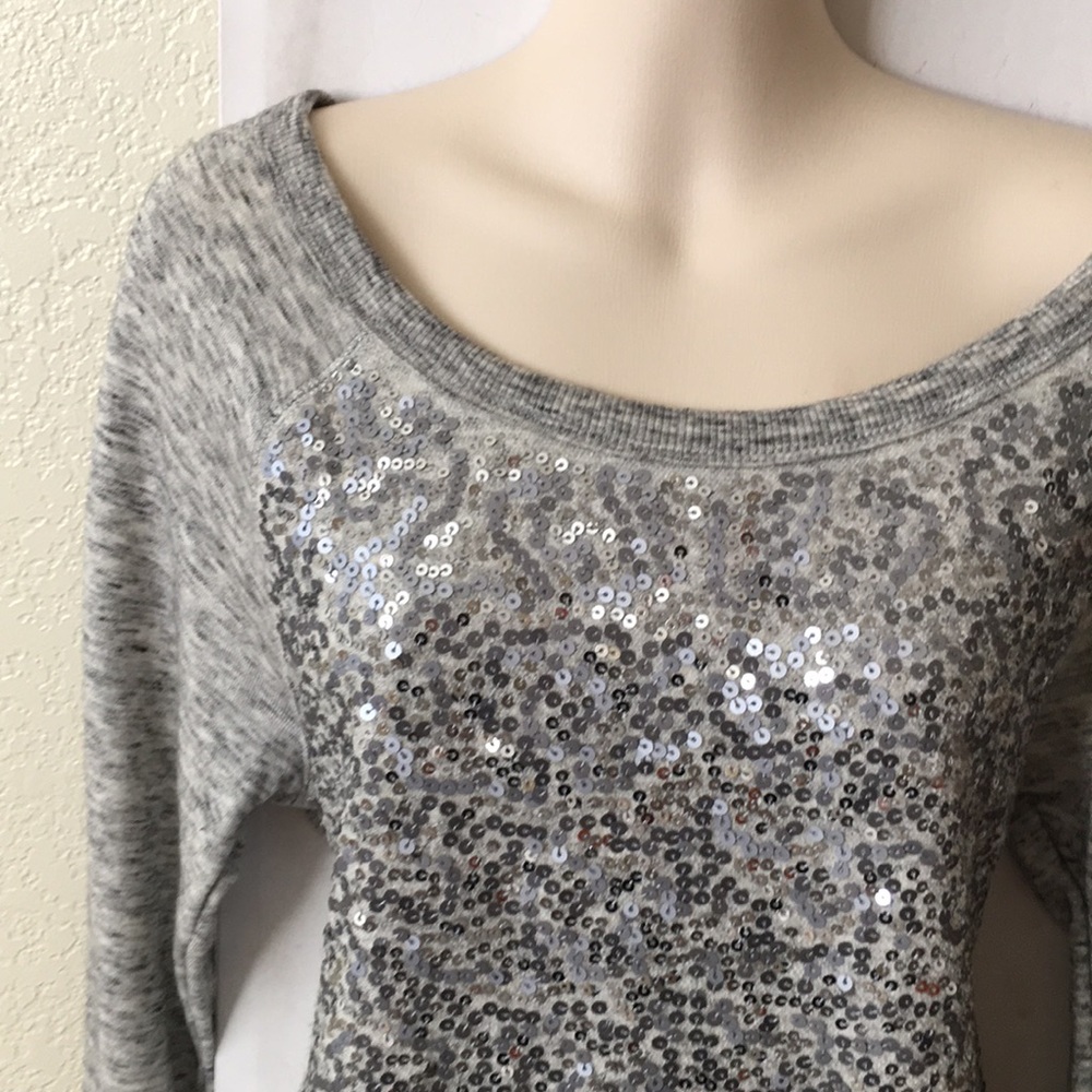 NWT Gap Sequin Pullover Sweater SM $45 Boho Chic